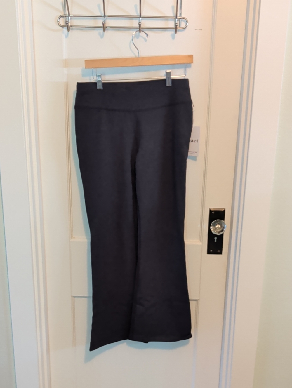 NWT Pact bootcut leggings L
